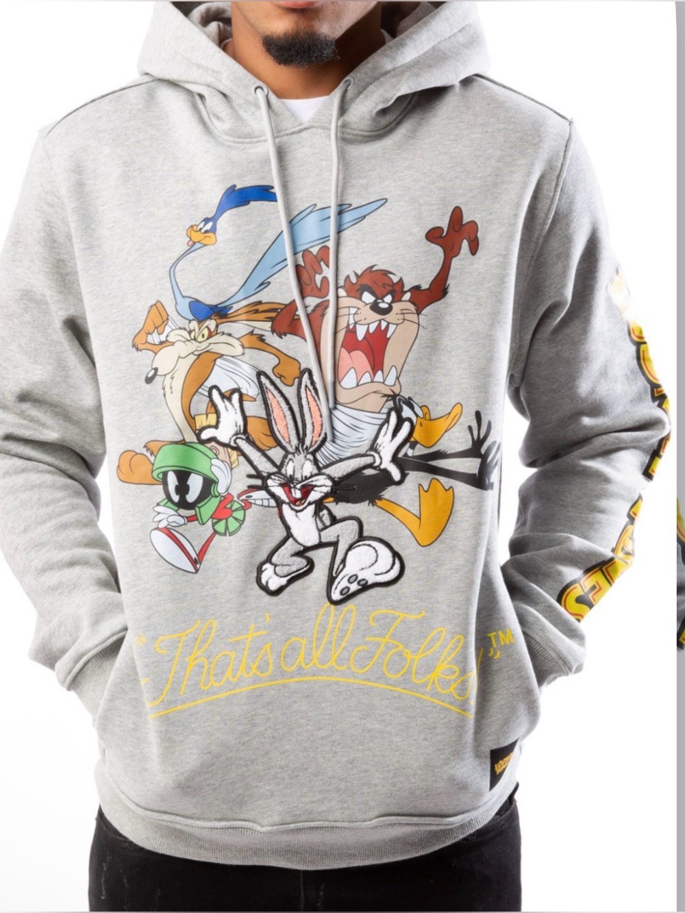 Looney tunes 3d graphic hoodie sweatshirt